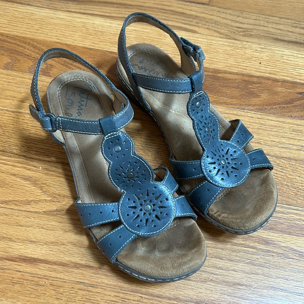 Natural Soul leather gladiator sandals “Barton” 9W